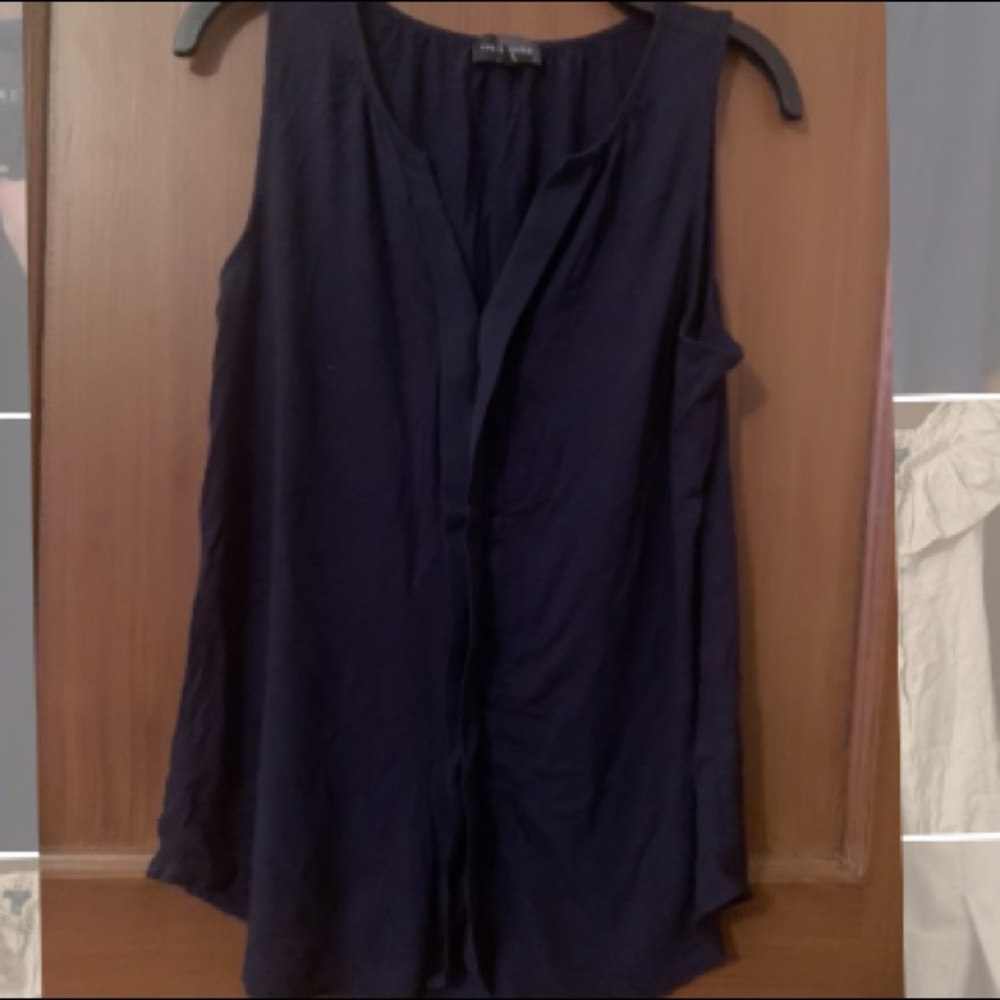 Size small navy blouse